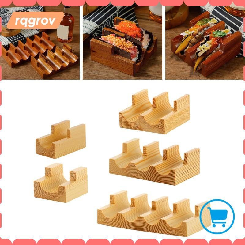 [rqgrov] Sushi Taco Holder Taco Display Stand สําหรับ Presentation Desktop Kitchen Table