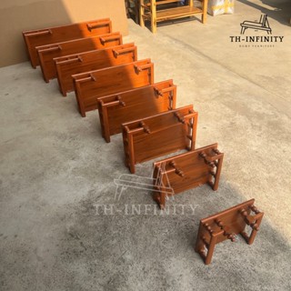 🔥ส่งฟรี🔥 หิ้งพระไม้สักแบบเหลี่ยม ติดผนังขนาด 30-100 ซม. ทำสี…