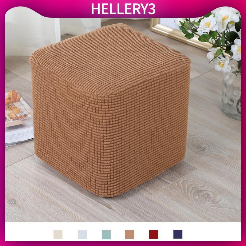 [HelleryQ] Ottoman Covers Slipcover Polyester Ottoman Slipcover สี่เหลี่ยมผืนผ้า Ottoman Covers