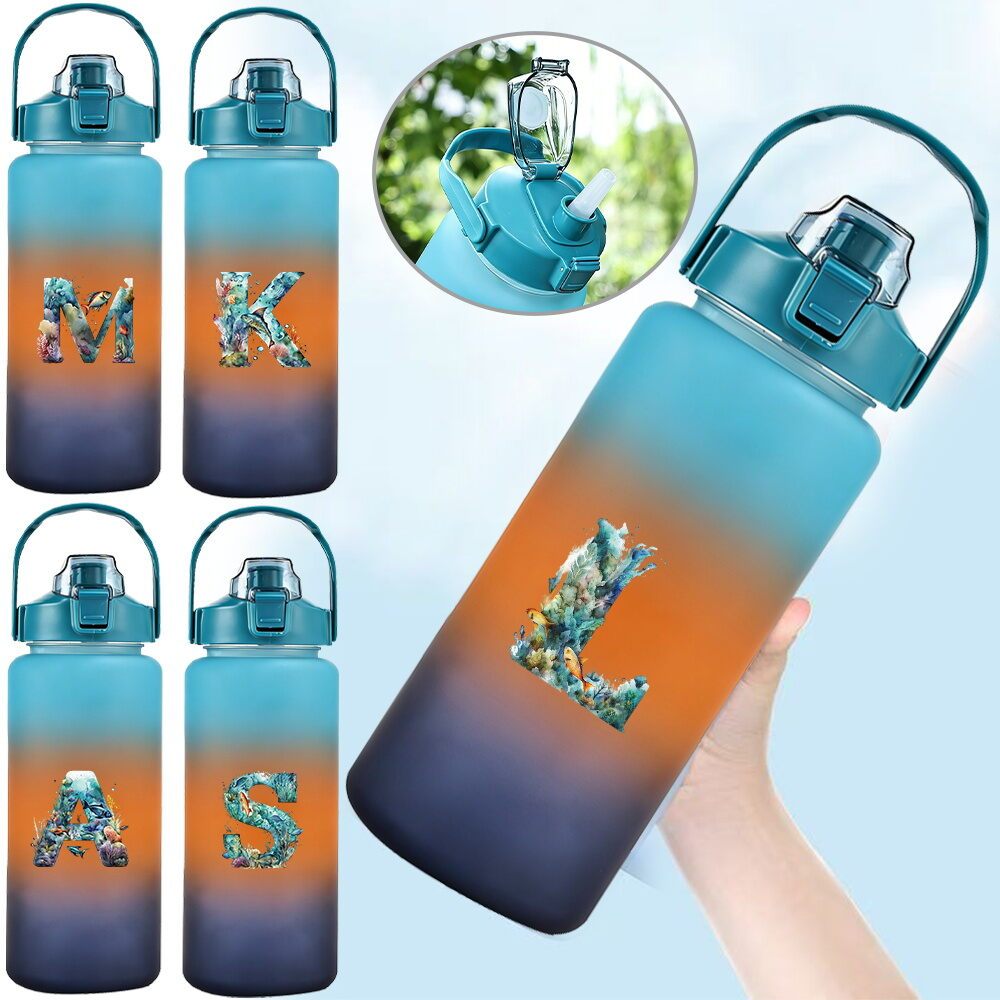 กระบอกน้ำพลาสติก กระบอกน้ำดื่ม 2000ml ทำจากวัสดุPET/ราคาถูก Water Bottle