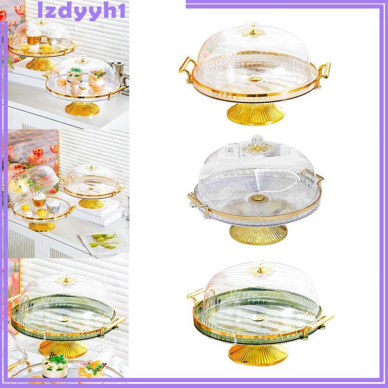 [JoyDIY] Footed Pastry Display Server Display ที่วางเค้กพร้อมฝาปิดสําหรับคุกกี้โดนัท