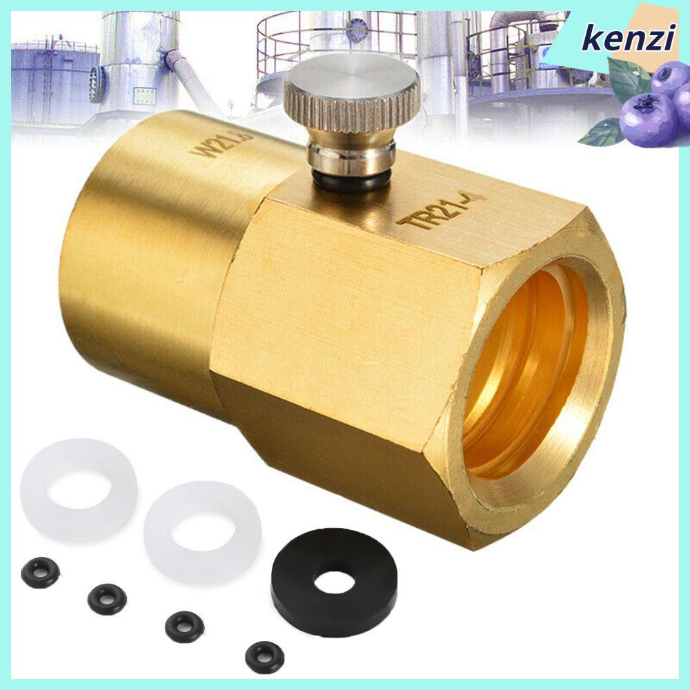 KENZI CO2 อะแดปเตอร์ตัวควบคุม Homebrew Connector Kit กระบอกเติม Adaptor สําหรับ Sodastream
