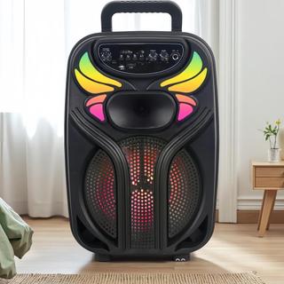 TINIES-888 SPEAKER BLUETOOTH 8,5 INCI KIMISO / POLYTRON PORTABEL WIRELESS PLUS MIC KARAOKE BASS