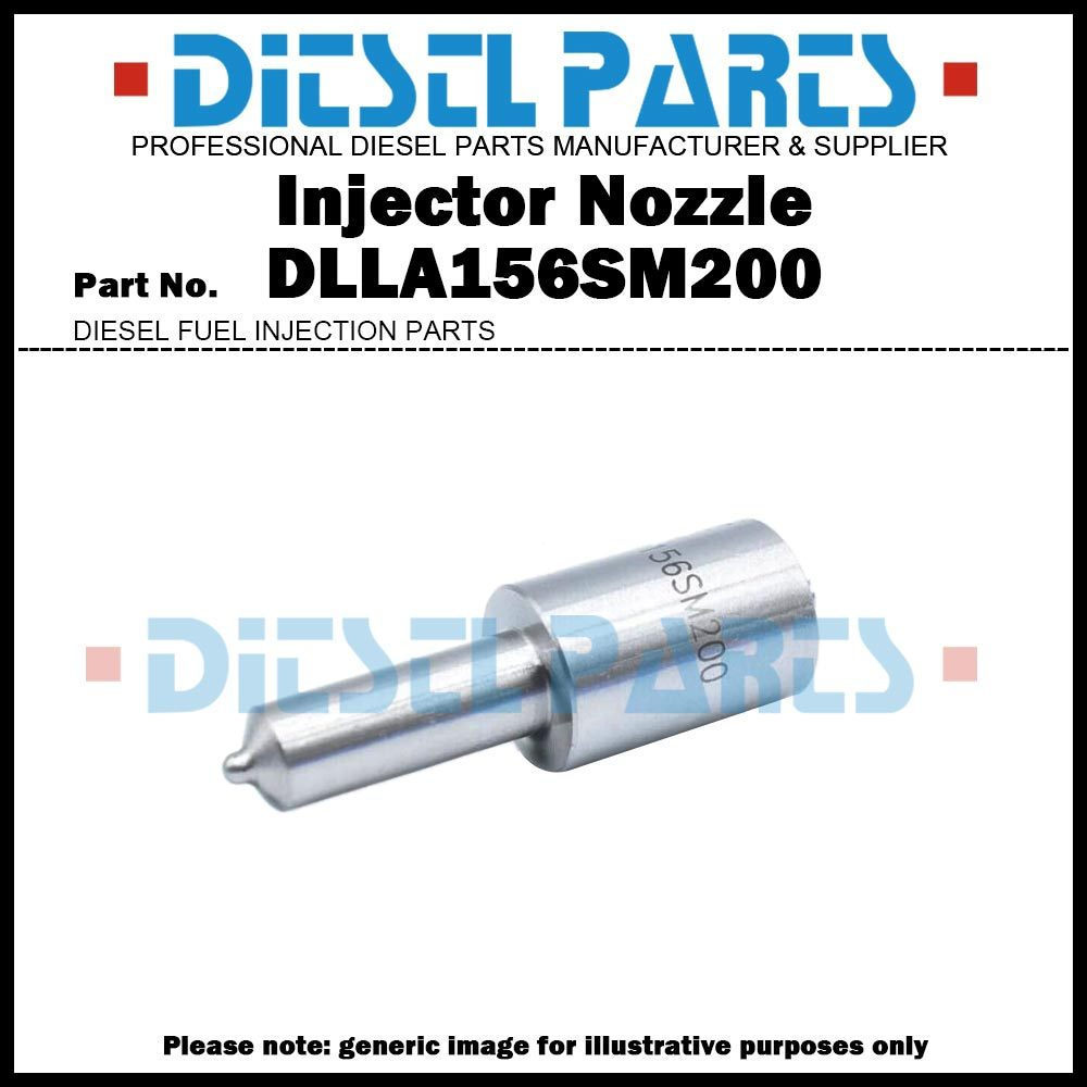 ดีเซลหัวฉีดน้ํามันเชื้อเพลิง Nozzel เคล็ดลับ DLLA156SM200 NP-DLLA156SM200 สําหรับ ISUZU GIGA 8PA1 8P