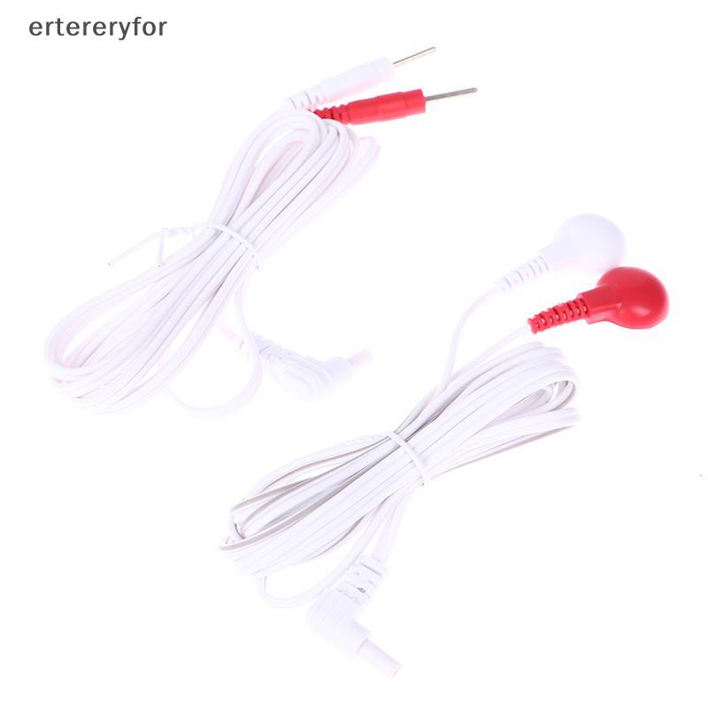 [ertereryfor] 1.5/1.8M 2.35 มม.สายไฟตะกั่วอิเล็กโทรดสําหรับการเชื่อมต่อนวด MMM