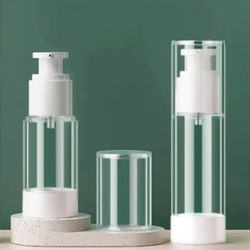 OEM PACKAGING ใหม่!!! PP+AS AIRLESS/VACUUM BTL - 15-100ML (PUMP) สําหรับ TONER/MIST CREAM