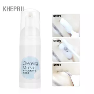 Kheprii Soft โฟมทำความสะอาดขนตาที่มีประสิทธิภาพ 60ml รสสตรอเบอร์รี่ Eyelashes Extension Lash Tool