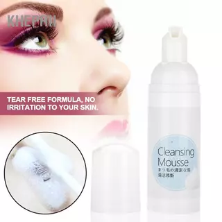 Kheprii Soft โฟมทำความสะอาดขนตาที่มีประสิทธิภาพ 60ml รสสตรอเบอร์รี่ Eyelashes Extension Lash Tool