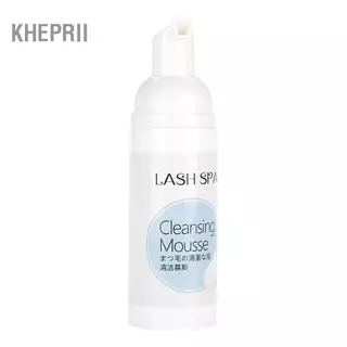 Kheprii Soft โฟมทำความสะอาดขนตาที่มีประสิทธิภาพ 60ml รสสตรอเบอร์รี่ Eyelashes Extension Lash Tool