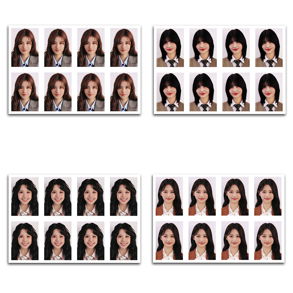 TWICE SEASONS GREETINGS 6747 3 ซม. Photo ID Photo ปฏิทินตั้งโต๊ะ ID Photo
