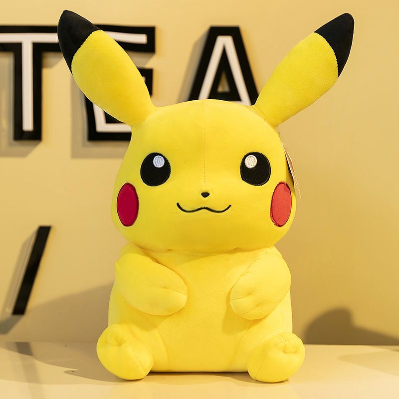 Pikachu ตุ๊กตาของเล่นตุ๊กตา Ragdoll Pikachu ตุ๊กตาเด็กแฟนของขวัญ