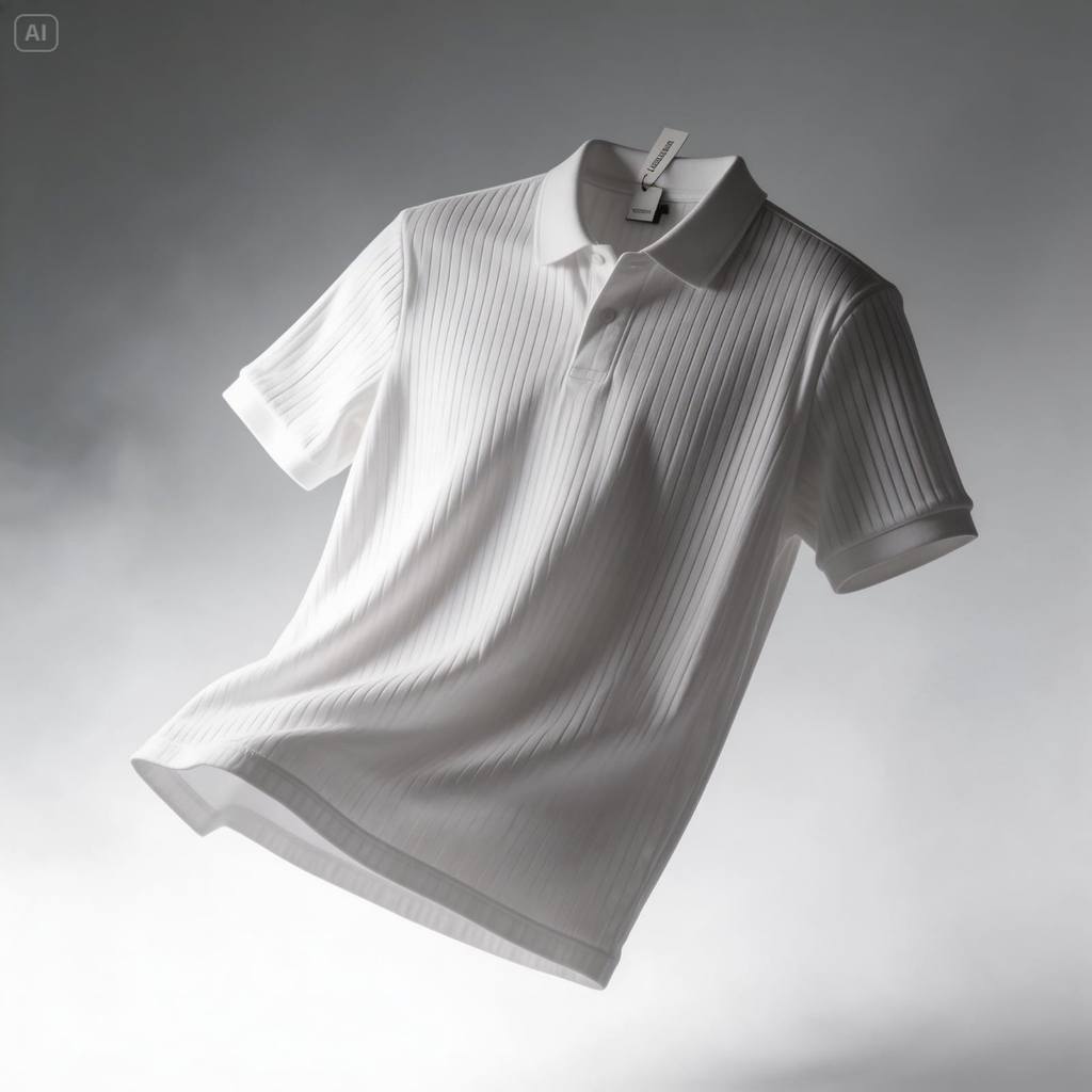 JJMen เสื้อโปโลผู้ชาย BWhite CM4