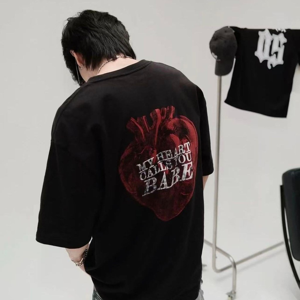 เสื้อยืดแบรนด์ Taixing แขนสั้น ไซส์ใหญ่ เหมาะสำหรับใส่วันทำงานหรือวันหยุด
