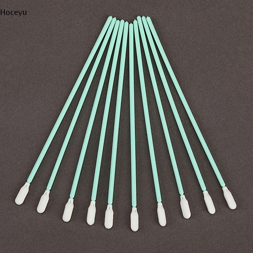 HOCEYU 100 ชิ้นโฟม Swabs, 6.3 16 ซม.ทําความสะอาด Swab Kit, ยาวสีเขียวเช็ด Swab Inkjet Printer