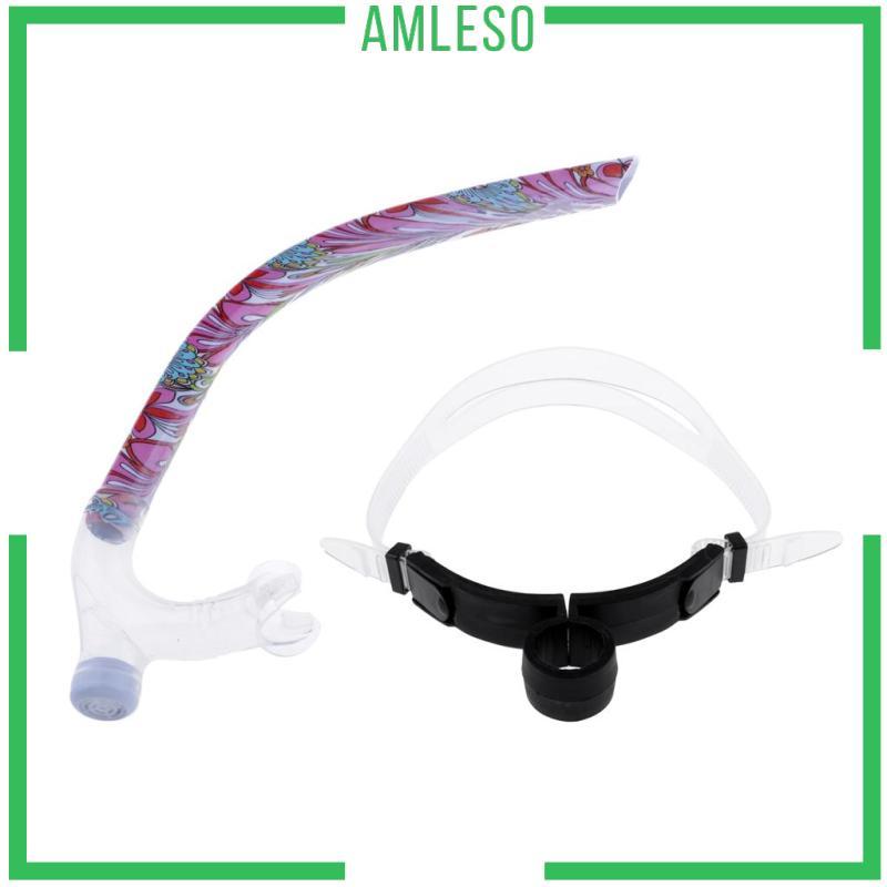 [Amleso] Swimmers Snorkel Silicone Swimmers Snorkel