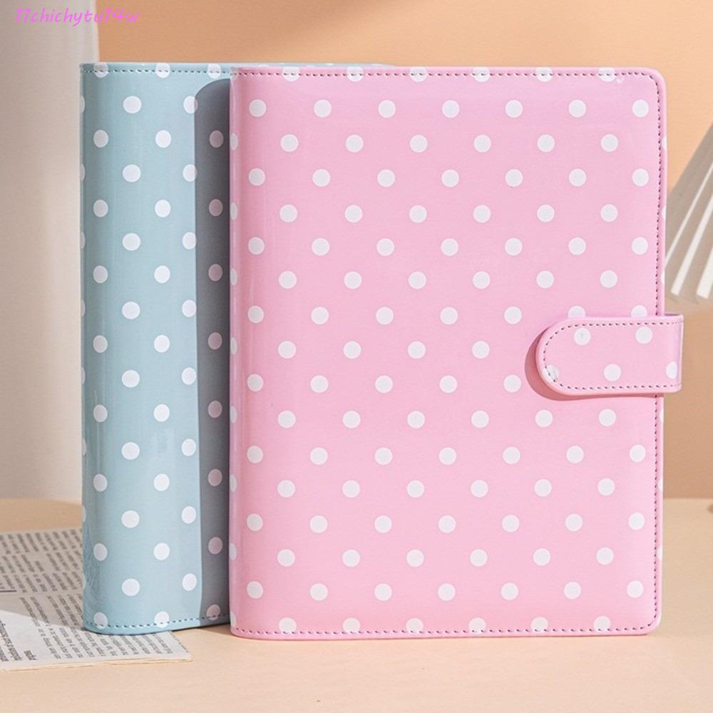 CHICHYTU14W A5 คู่มือเก็บกระเป๋า,เงินออมทรัพย์ที่มีสีสัน A5 Soft Budget Binder Planner, 6 หลุม Binde