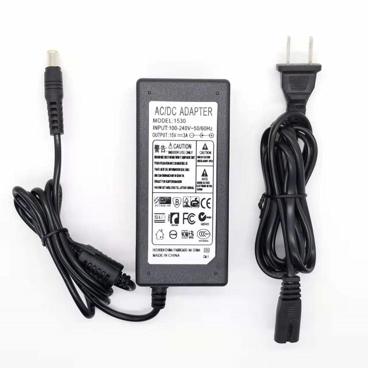 เหมาะสําหรับ YAMAHA YAMAHA เปียโนไฟฟ้า 15V3A อะแดปเตอร์แปลงไฟแบบรูเข็ม Universal 15V2.6A Charger