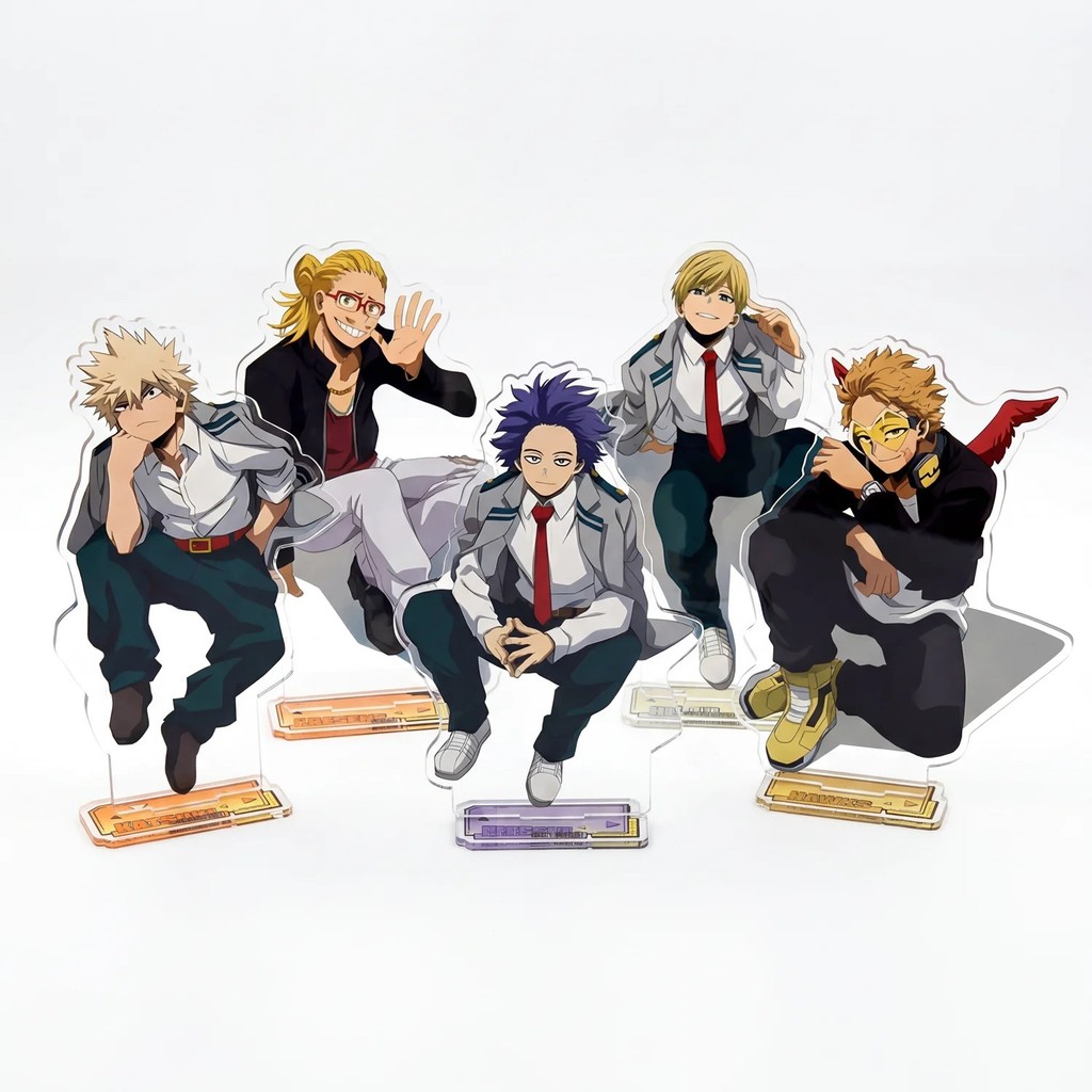 Standee My Hero Academia micha ตกแต่งโต๊ะอะนิเมะ Hero Academia นั่งรุ่น Bakugo Deku Todoroki Shoto Aizawa