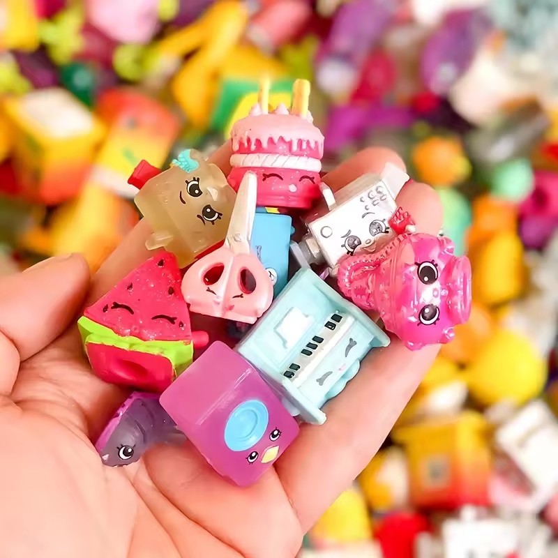 15 ชิ้น/30 ชิ้นจํานวนมากสุ่ม shopkins สัตว์เลี้ยงอะนิเมะตัวเลขการกระทําของเล่น Limited Collection สําหรับเด็กสาวของขวัญคริสต์มาส Xmas