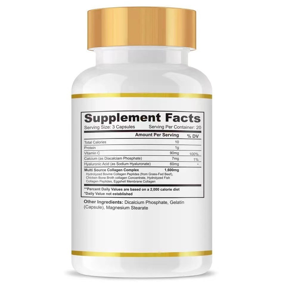 พร้อมสต็อกจัดส่งที่รวดเร็ว ขายร้อนคอลลาเจนแคปซูลOEMวิตามินแคปซูลขายร้อน0309226