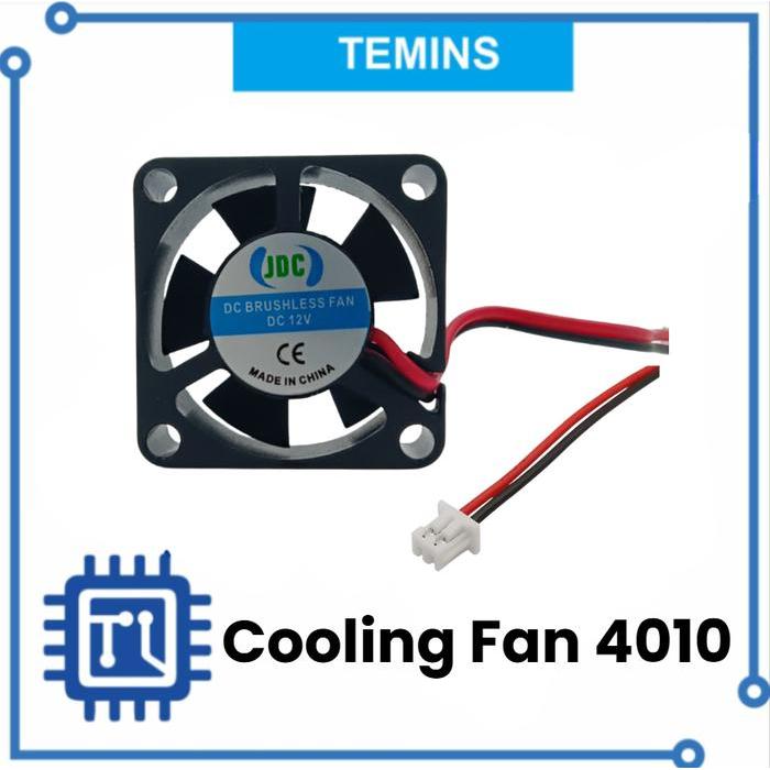 4010 COOLING FAN พัดลมไร้แปรงถ่าน JST 2 PIN DC 5V 12V - 5V