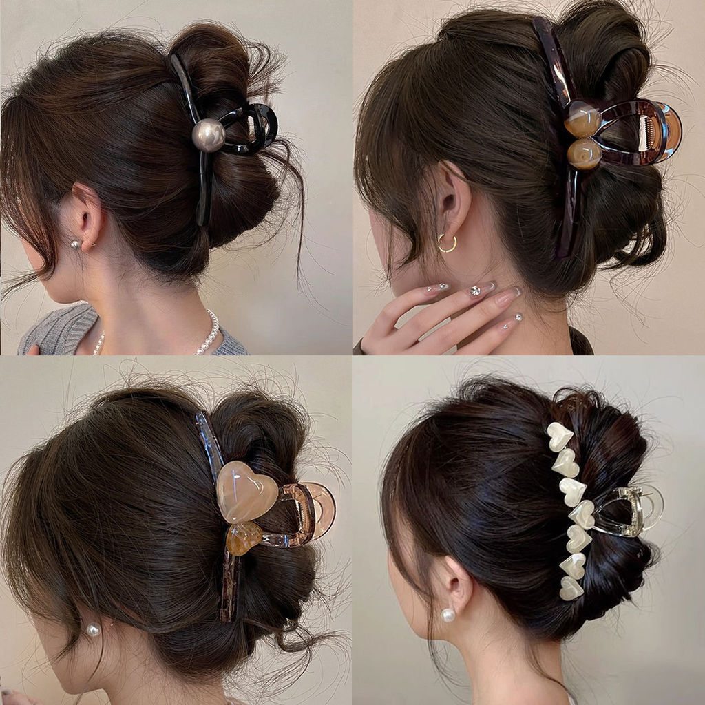 T Temperament Shark Clip Low Back Head Hair Volume All-Match Daily Shark Clip