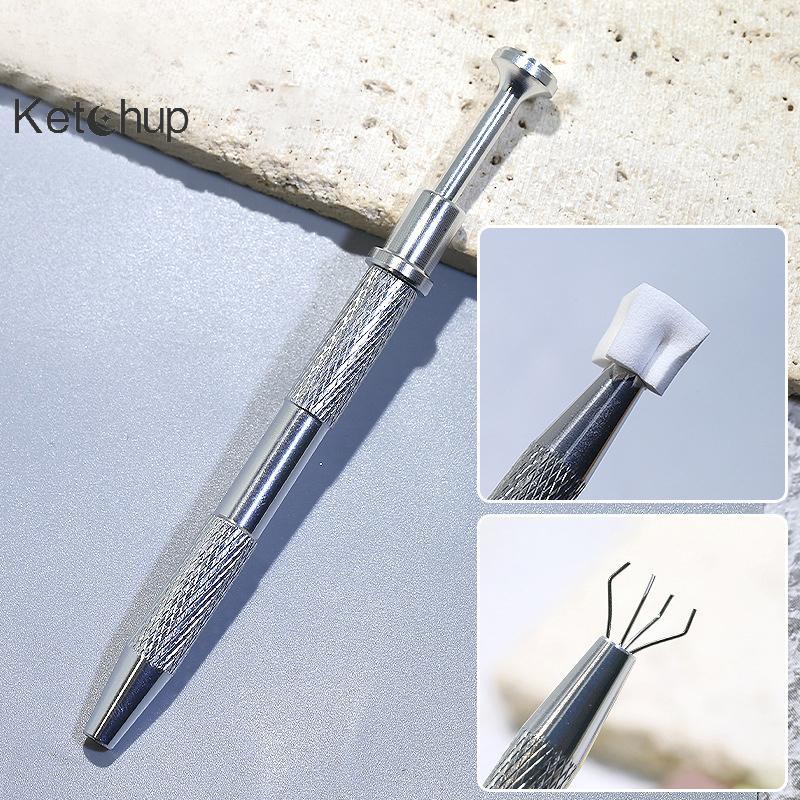 [Ktchup-t] 50/100pcs ฟองน้ํานุ่มสําหรับไล่สีเล็บ เครื่องมือ DIY Gripper 1 ชิ้น