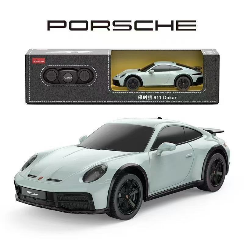 Starlight RASTAR Porsche 911GT2 รีโมทคอนโทรลรถ RC BMW รถสปอร์ตของเล่นเด็ก Drift รุ่น 3/10