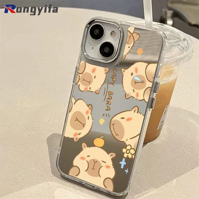 น่ารัก Capybara เคสโทรศัพท์สําหรับ Vivo Y500i Y500 Y400 Pro Y300 Plus Y300i Y300T Y200 GT Y200i Y200