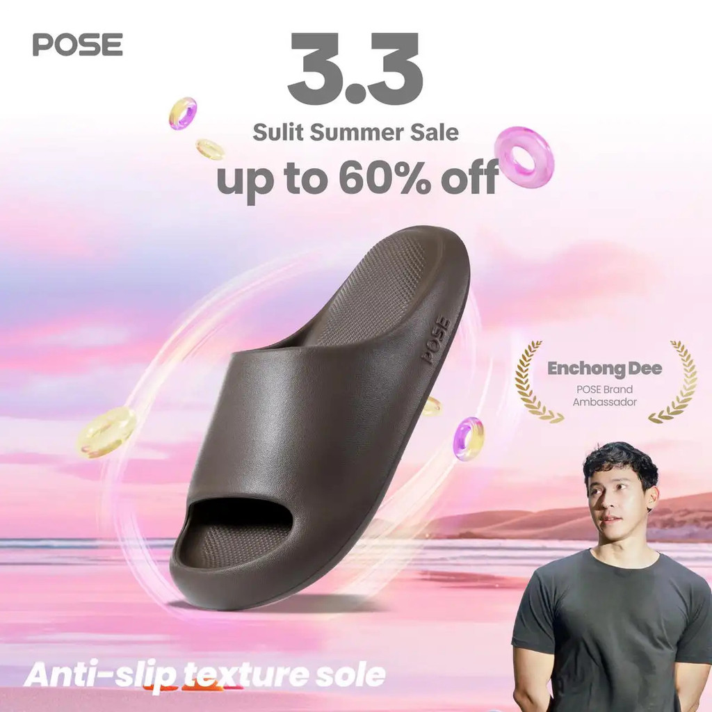 New สีsize35-49POSE Cloud Bounce รองเท้าแตะสําหรับผู้หญิง/ผู้ชาย Pambahay Na Tsinelas น้ําหนักเบาแพล