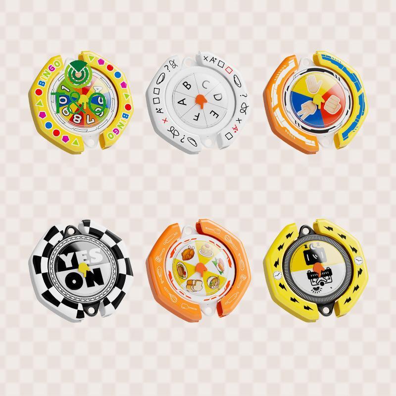 [T&OT] Daily Destiny Roulette Surprise Trend กล่องตาบอดตัวเลขสะสมของเล่นพวงกุญแจสําหรับเด็กผู้หญิง [