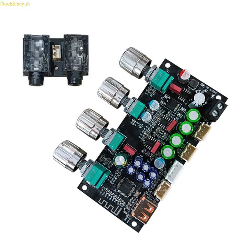 Doublebuy 8-36V DSP คาราโอเกะ Reverberation Board Front Stage ไมโครโฟน Preamp Module