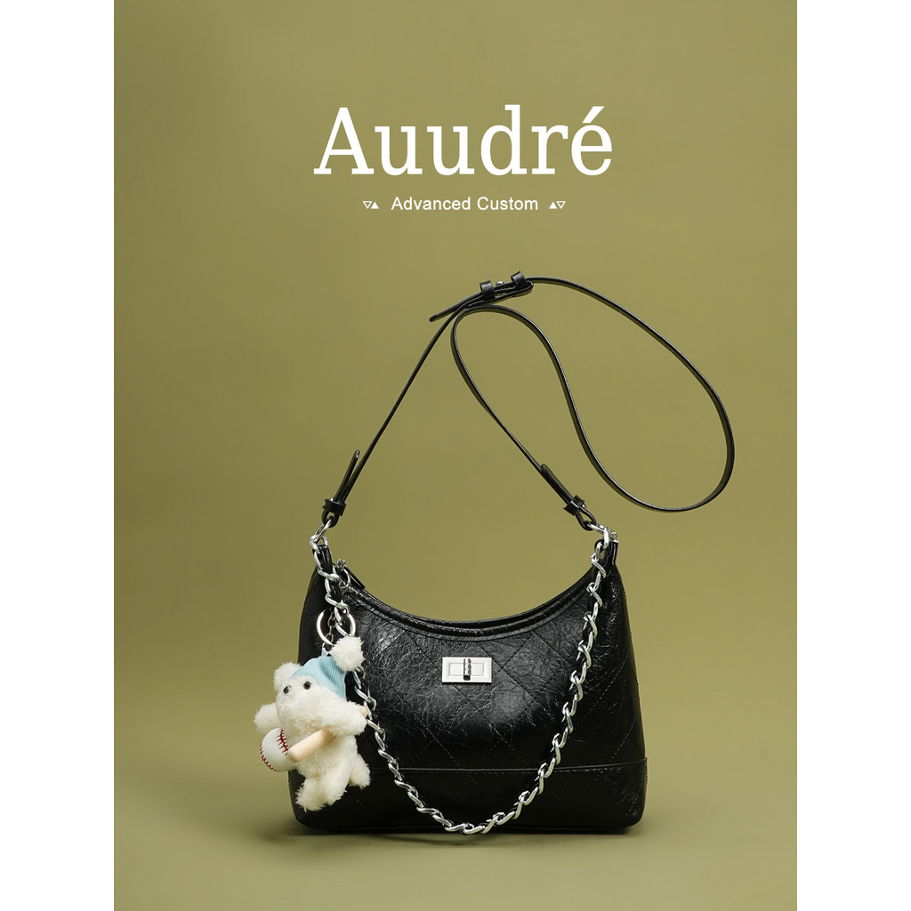 Auudre Niche Shoulder Armpit Bag Fashion Commuter Crossbody Bucket Bag