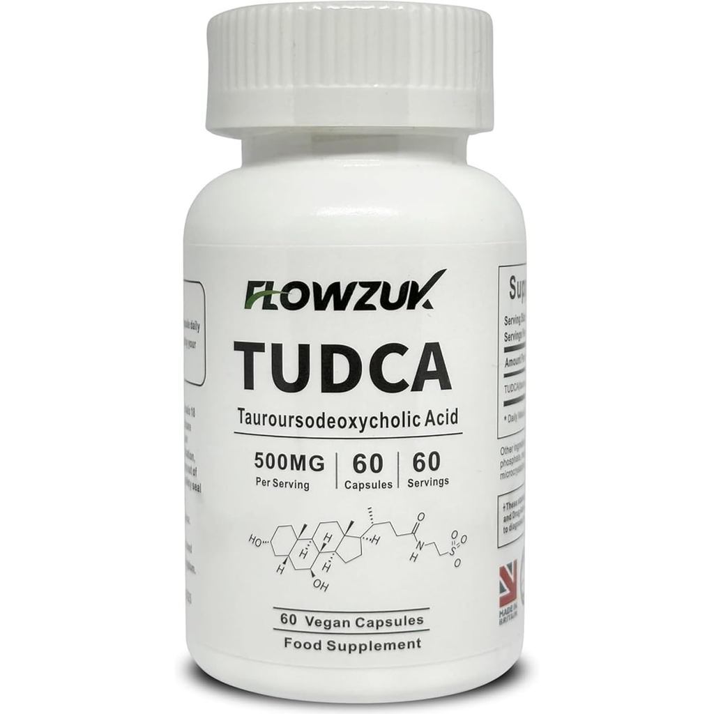 Flowzuk TUDCA Taroursodeoxycholic Acid peoplements - Bile Salt TUDCA plement for r port, Bile Produc