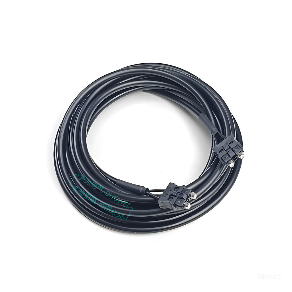 Mitsubishi Servo System พลาสติกหนังสีดําสายไฟเบอร์ออปติก MR-J3BUS 015M 03M 1M 2M 3M 5M 7M-A