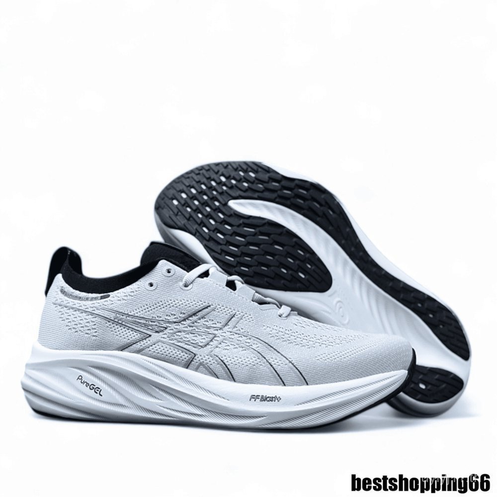 DKEY GEL-NIMBUS 26 รองเท้าผู้ชาย. | รองเท้าวิ่งกีฬาลําลองใหม่ E12J VWET UI4Z IV1M