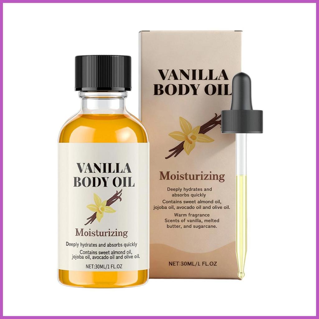Dry Body Oil Natural Moisturizer 30ml Moisturizing Body Oil กลิ่นหอมสําหรับผู้หญิงผิวนุ่มขึ้นบรรเทาค
