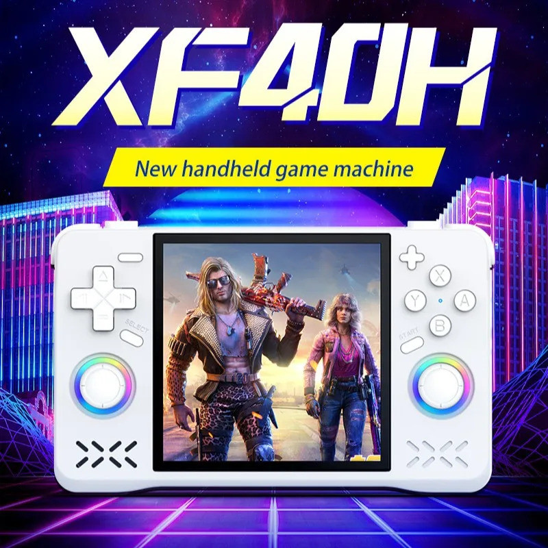 Bestseller Playable Xf40h Opensource มือถือคอนโซลเกม Retro 4 นิ้ว Hd 720x720 RgbScreen ไร้สายแบบพกพา