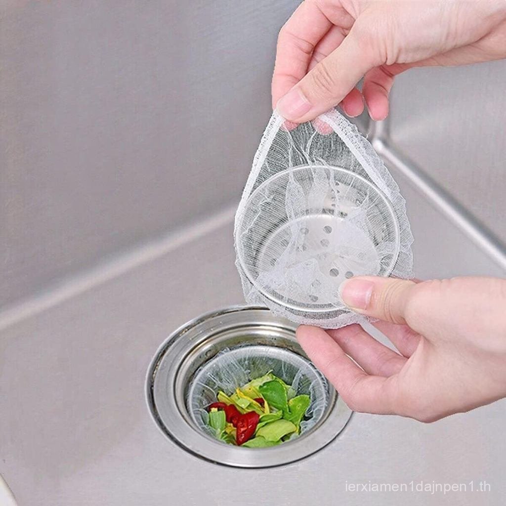 Kitchen Sink Strainer Mesh Bag- 200 PCS Disposable Sink Net Strainer Filter Bags for Sink Drain for 
