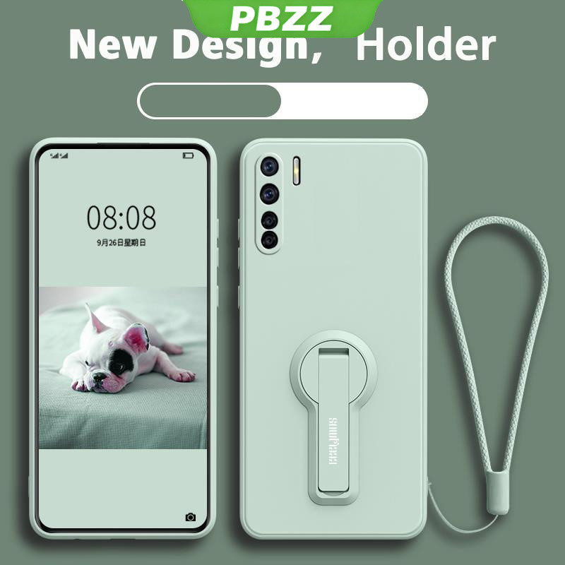 PBZZ FOR เคส ปลอก OPPO Reno 3 Pro popo Reno 3 โทรศัพท์กรณี softcase ซิลิโคนเหลวป้องกันเรียบกันกระแทกกันชนปกการออกแบบใหม่360 ° กับผู้ถือ YTXZZJ01