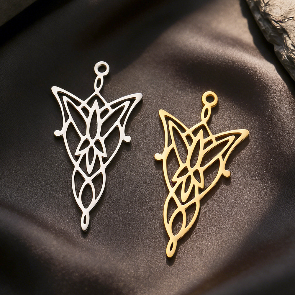 MYSHAPE Arwen Evenstar จี้สําหรับเครื่องประดับเรขาคณิตศักดิ์สิทธิ์ DIY Charms Blessings สัญลักษณ์อุปกรณ์เสริมสแตนเลส