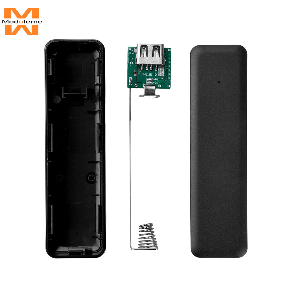 1 เซลล์ 21700 DIY กล่องแบตเตอรี่ Solder-Free Type-C Power Bank สําหรับ 5V 1A Mini Power Supply