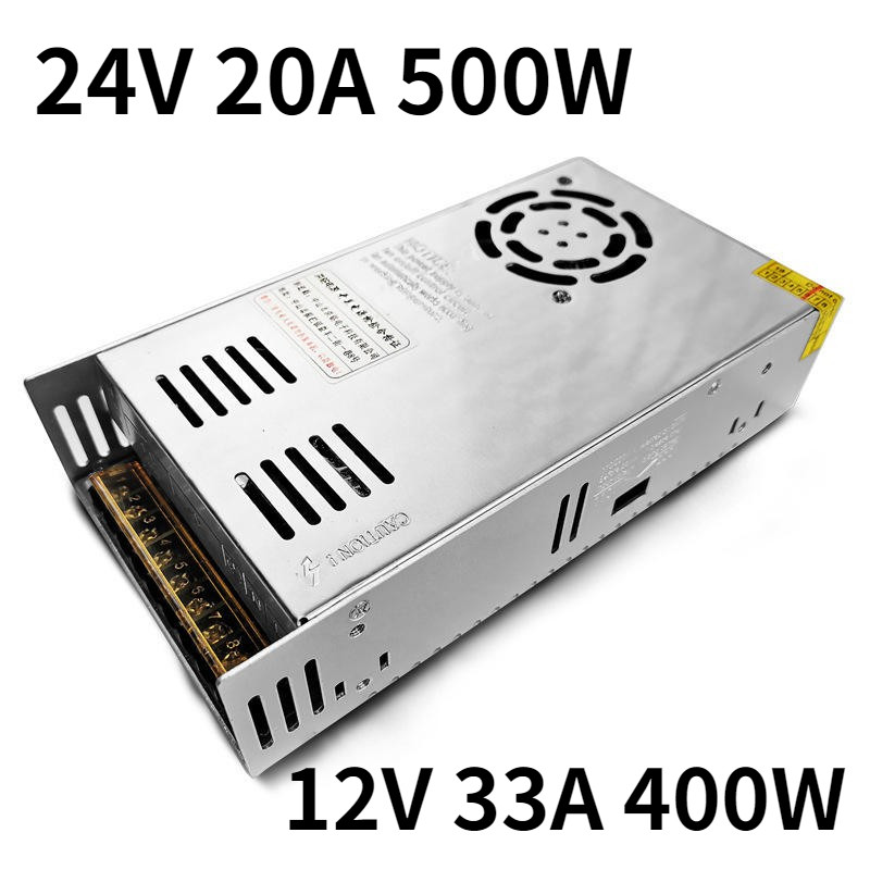 สวิตชิ่งเพาเวอร์ซัพพลาย Switching Power Supply 12V 33A 400W  24V 20A 500W