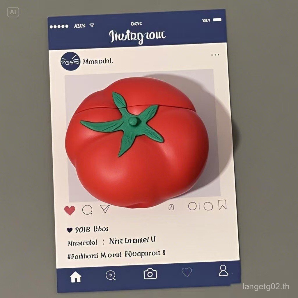 Creative Small Tomato pro2 หูฟังมะเขือเทศบลูทูธหูฟังเหมาะสําหรับ airpods4 รุ่นป้องกันกรณี 3 รุ่น
