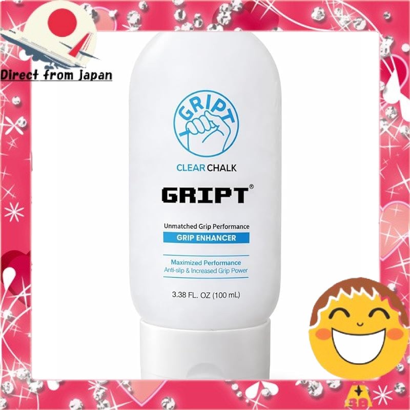 GRIPT Pole Dance Hand Grip - Fitness Sport เจลชอล์กเหลว for Dance Pole - Clear Chalk[ส่งตรงจากญี่ปุ่