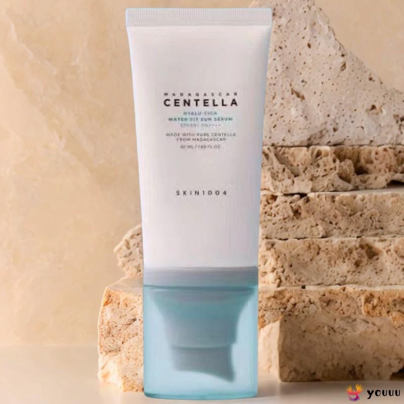Madagascar Centella Hyalu-Cica Sunscreen - ครีมบํารุงผิวหน้าสูตรน้ําสําหรับผิวแพ้ง่าย 50ml