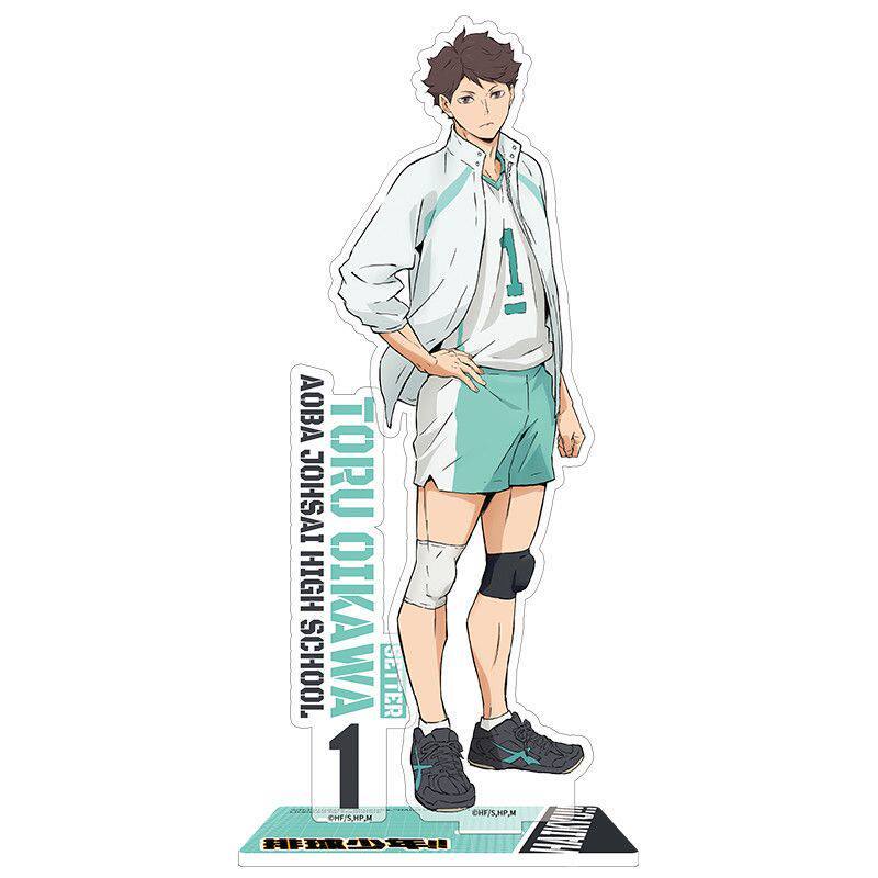 Oikawa Tooru อะคริลิค Kageyama Tobio รูปอะนิเมะพวงกุญแจสินค้าคอลเลกชันตกแต่งโต๊ะเครื่องประดับ Acceso