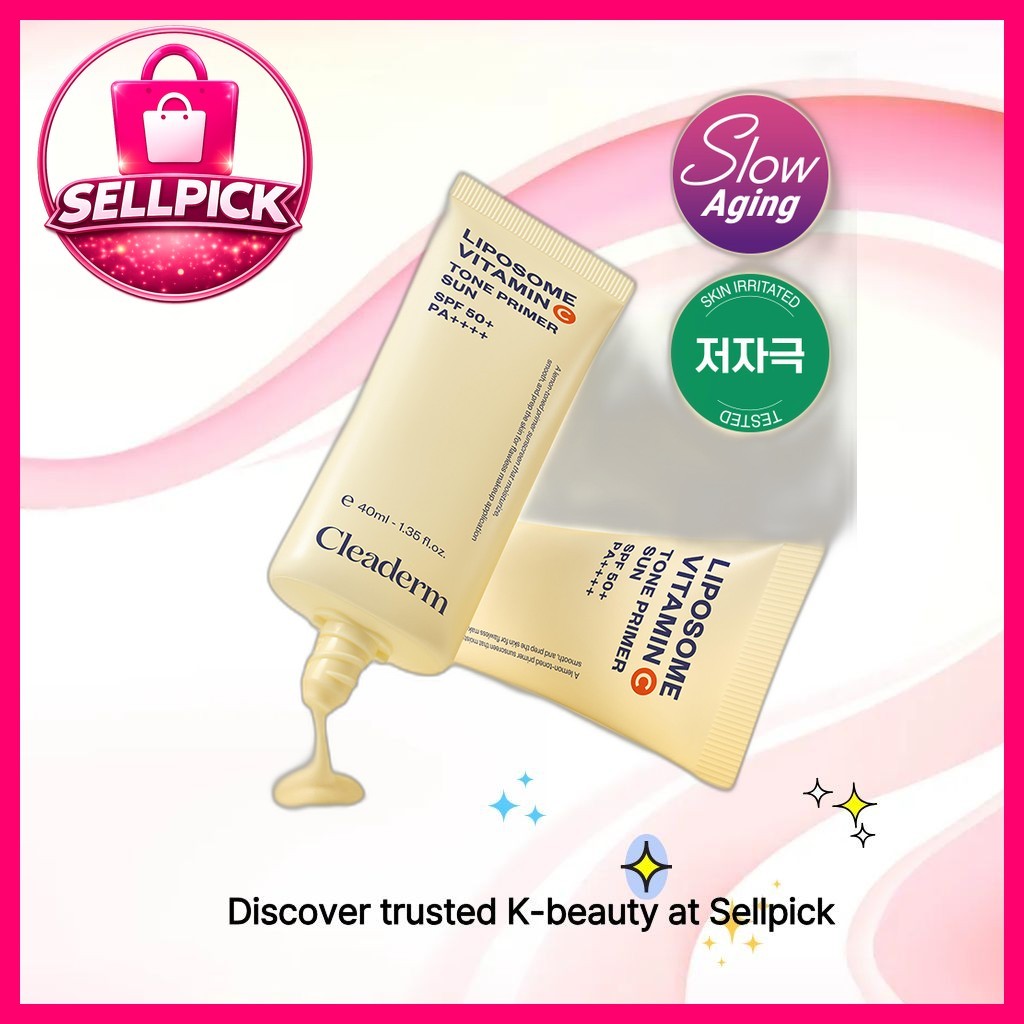 [daiso] Cleaderm Liposome Vitamin C Tone Primer Sun, 40ml, 1pc / Korean Tone Primer / Vitamin C Boos