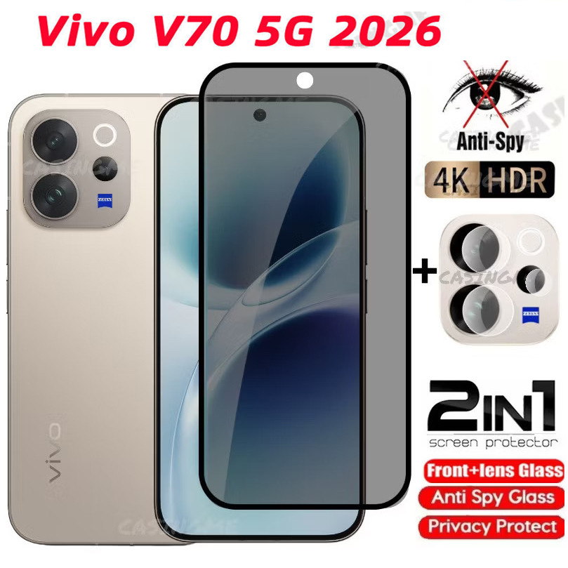 ฟิล์มกันรอย + ฟิล์มเลนส์ ครอบกล้อง +เคสใส For Oppo V70 5G 2026  ฟิล์มกระจกนิรภัย กันกระแทก ฟิล์มเต็ม