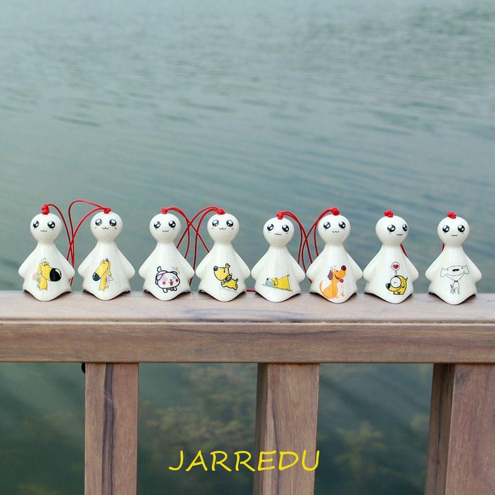 JARREDU Smile Doll Wind Chimes, Cute Handmade Sunny Dolls Wind Chimes, Creative Antique Japanese Car